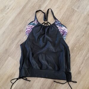 NWT Holipick Blouson Tankini Top Size Medium